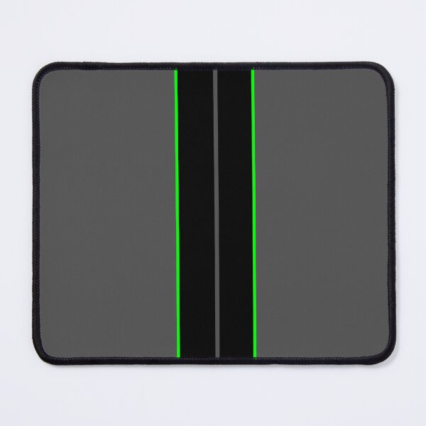 Item preview, Dual Black Stripes With Bright Green Pinstripes designed and sold by Racing Stripes Only.