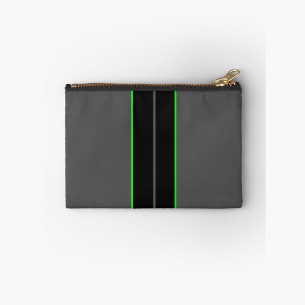 Item preview, Dual Black Stripes With Bright Green Pinstripes designed and sold by Racing Stripes Only.