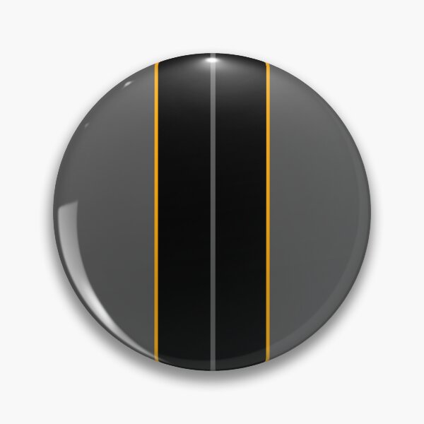 Item preview, Dual Black Stripes With Orange Pinstripes designed and sold by Racing Stripes Only.