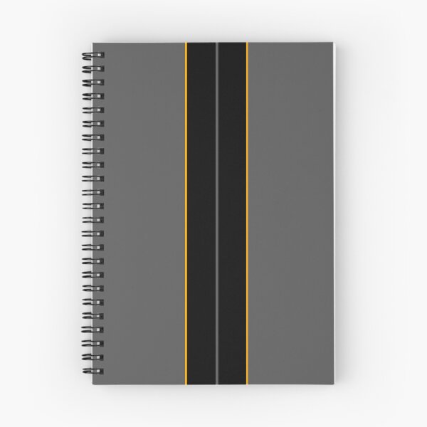 Item preview, Dual Black Stripes With Orange Pinstripes designed and sold by Racing Stripes Only.