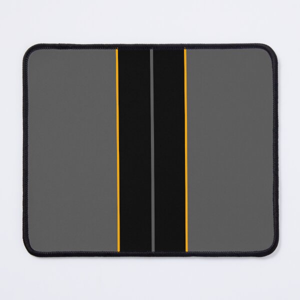 Item preview, Dual Black Stripes With Orange Pinstripes designed and sold by Racing Stripes Only.