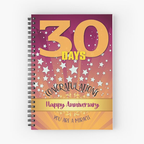 Item preview, 30 Days Recovery Anniversary You're A Miracle designed and sold by ApexDesigners.