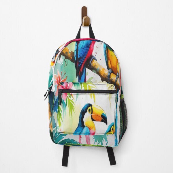 Item preview, Tropical Jungle Birds Watercolor Delight designed and sold by Max Store.