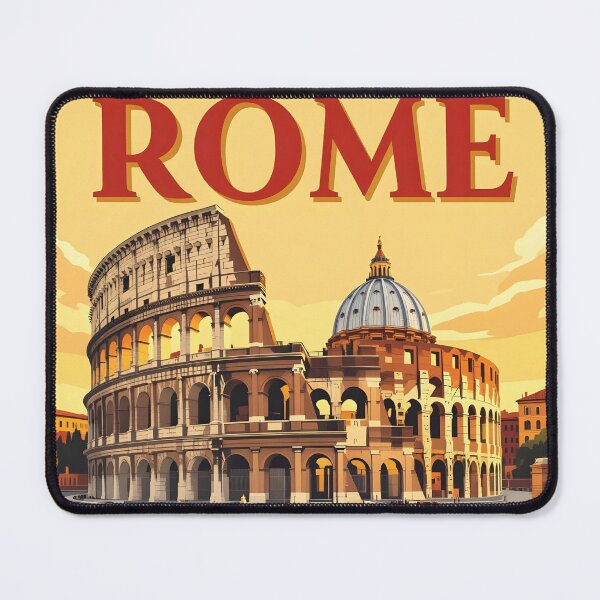 Item preview, Rome: Vintage-Style Painterly Travel Poster designed and sold by LSVart.