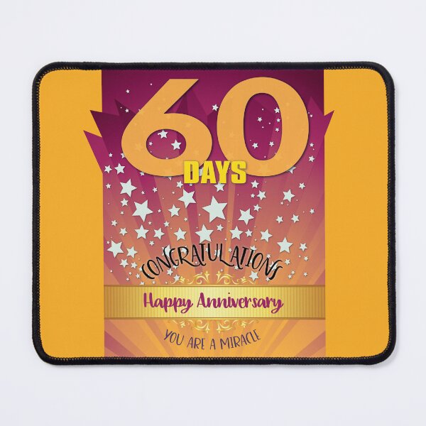 Item preview, 60 Days Recovery Anniversary You're A Miracle designed and sold by ApexDesigners.