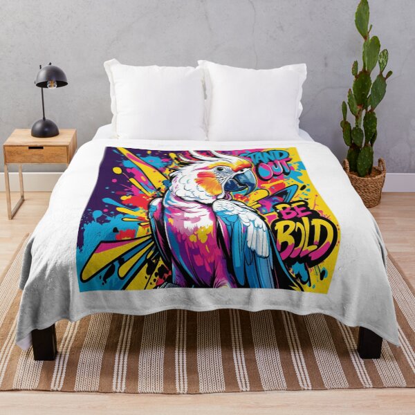 Item preview, Psychedelic Cockatoo Graffiti - Stand Out BOLD designed and sold by Max Store.