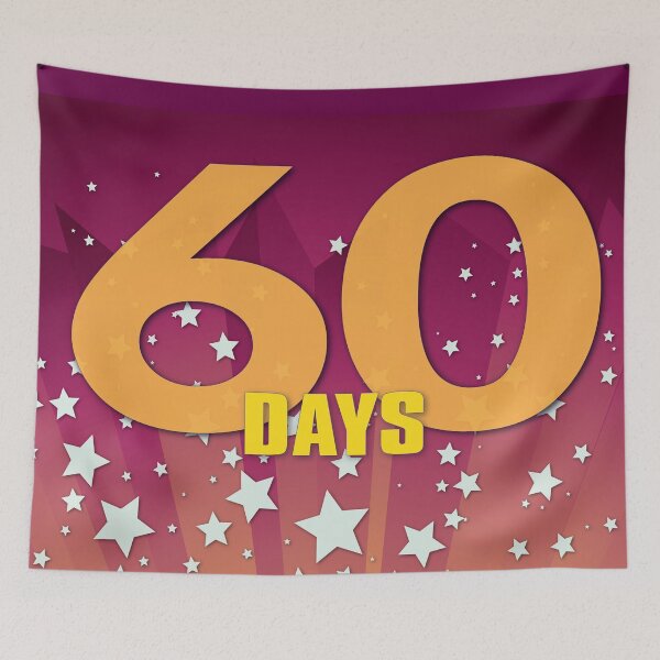 Item preview, 60 Days Recovery Anniversary You're A Miracle designed and sold by ApexDesigners.