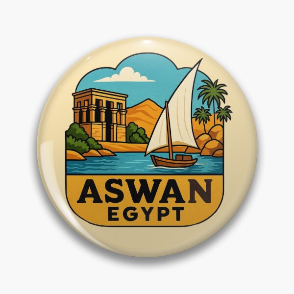 Item preview, Aswan, Egypt - Nile River Heritage designed and sold by Myra365Art.