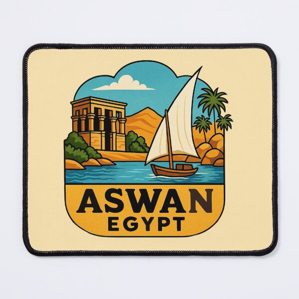Item preview, Aswan, Egypt - Nile River Heritage designed and sold by Myra365Art.