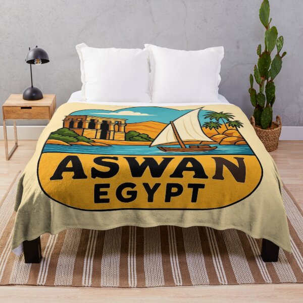 Item preview, Aswan, Egypt - Nile River Heritage designed and sold by Myra365Art.