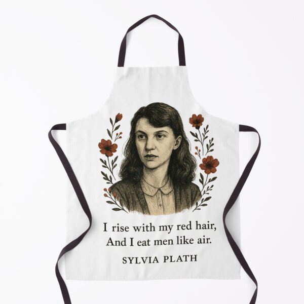 Item preview, Sylvia Plath - I rise with my red hair and eat men like air (Lady Lazarus) designed and sold by Oqueartecura.