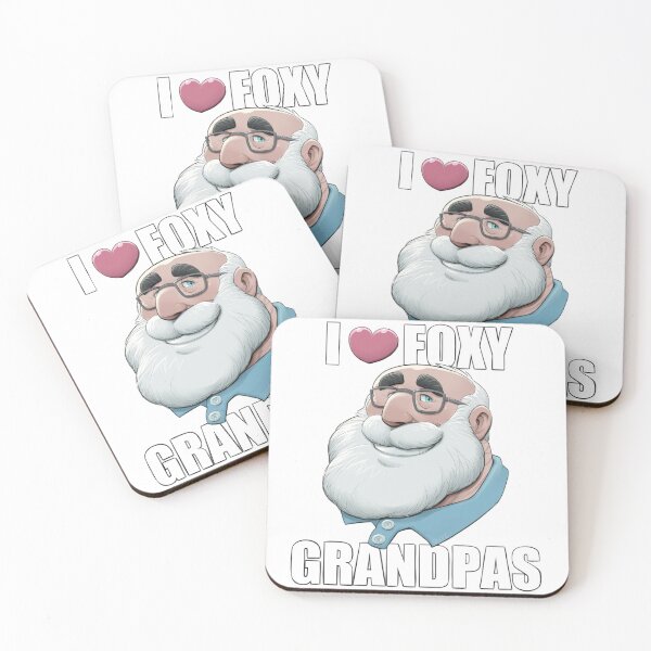 Item preview, I <3 Foxy Grandpas featuring Oscar designed and sold by Dudes Drawings.