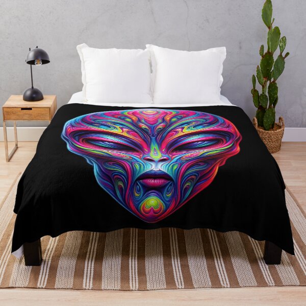 Item preview, Psychedelic Alien Head Trip designed and sold by SHHCreations.