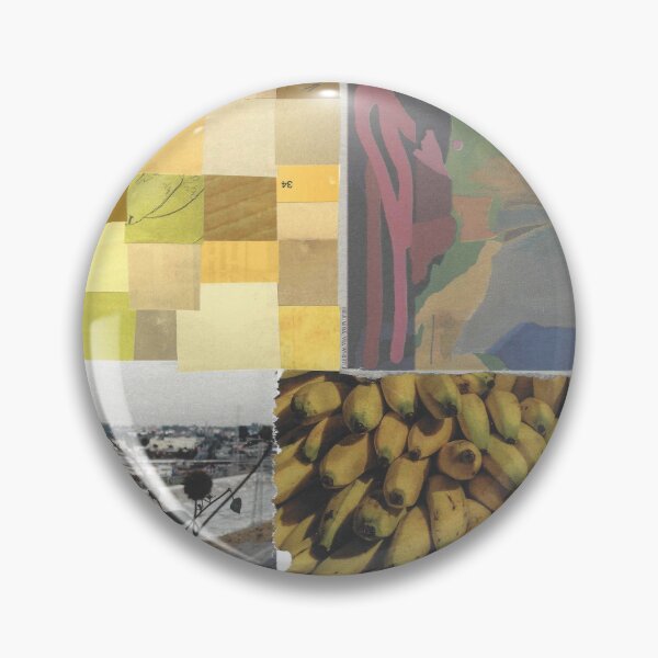 Item preview, Colorful Yellow Banana Abstract Collage  designed and sold by laputalashline.
