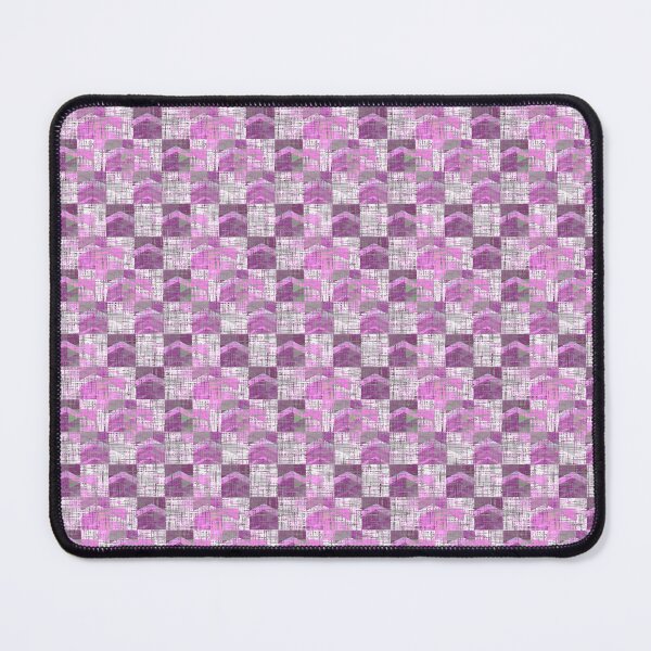 Item preview, Patterned Barkcloth Purple and Grey Seamless Repeat designed and sold by Sharon Schwalbe.
