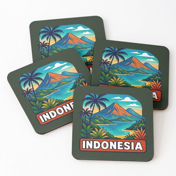 Item preview, Indonesian Spice Islands - Tropical Vintage designed and sold by Myra365Art.