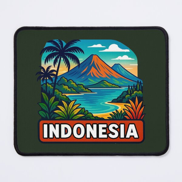 Item preview, Indonesian Spice Islands - Tropical Vintage designed and sold by Myra365Art.