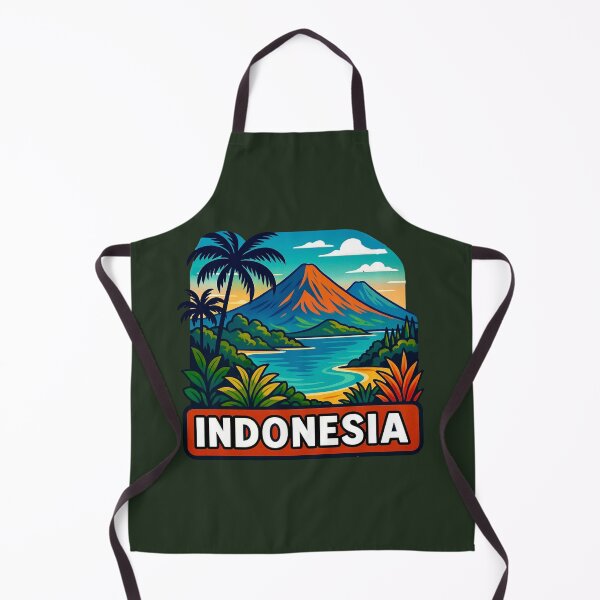 Item preview, Indonesian Spice Islands - Tropical Vintage designed and sold by Myra365Art.