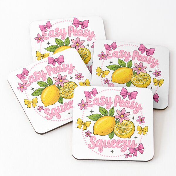 Item preview, Easy Peasy Lemon Squeezy Summer Aesthetic Lemon Lover Gift for Her designed and sold by MerchByBlueSage.