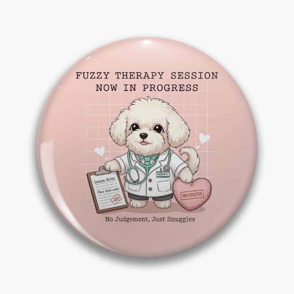 Item preview, Fuzzy Therapy Dog  designed and sold by Amir Faysal.