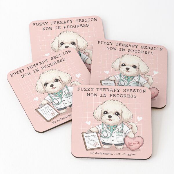 Item preview, Fuzzy Therapy Dog  designed and sold by Amir Faysal.