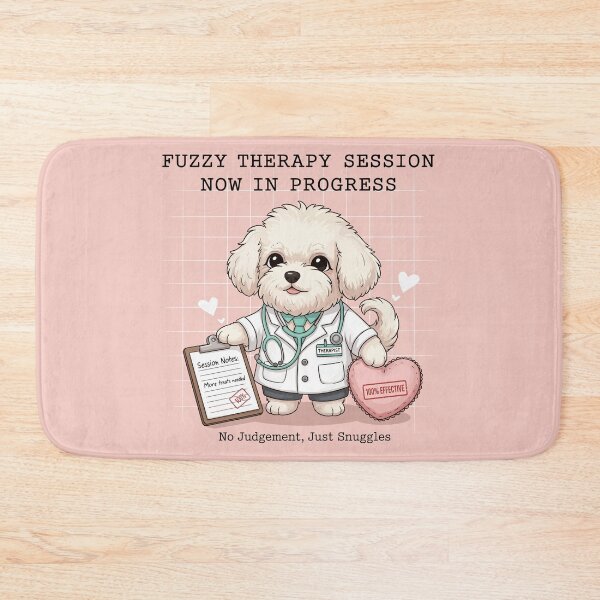 Item preview, Fuzzy Therapy Dog  designed and sold by Amir Faysal.