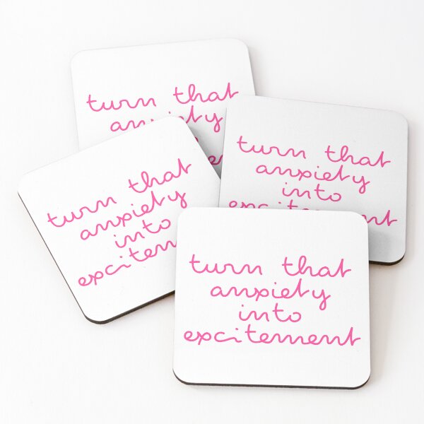 Item preview, turn that anxiety into excitement  designed and sold by pnkrose.