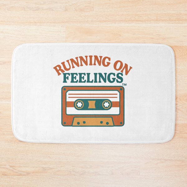 Item preview, Running on Feelings – Pastel Emotional Aesthetic Sticker designed and sold by Design_Your_Day.