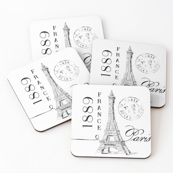 Item preview, Paris Eiffel Tower French Lover Parisian France Postmark designed and sold by suivezmoi.