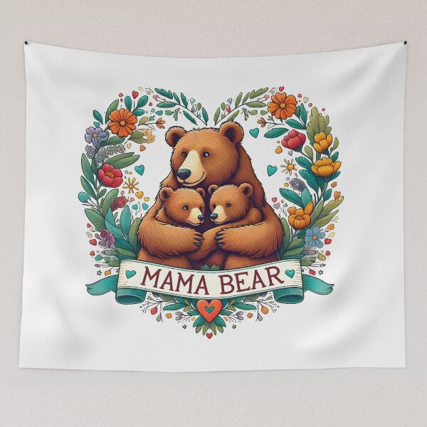 Item preview, best mom ever, mom birthday, mothers day, bear, new mom designed and sold by TrueArtVibes.