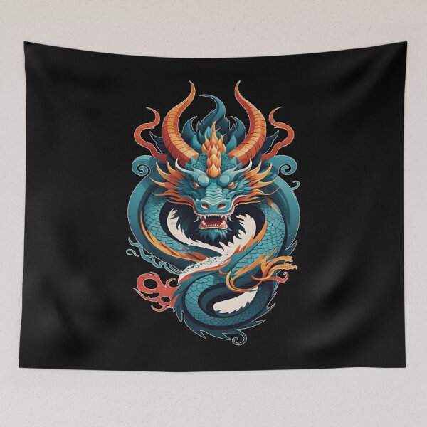 Item preview, Bi-Horns Chinese Dragon! designed and sold by Giulivo Store Graphic.