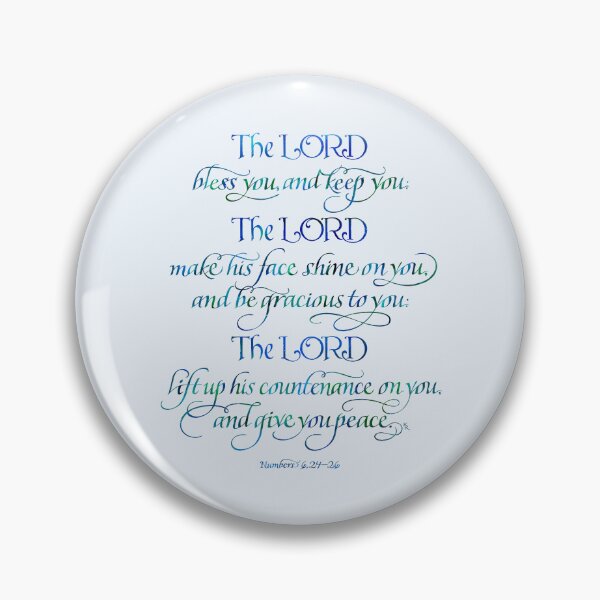 Item preview, The Lord Bless You and Keep You designed and sold by GudsOrd Illustrasjoner.