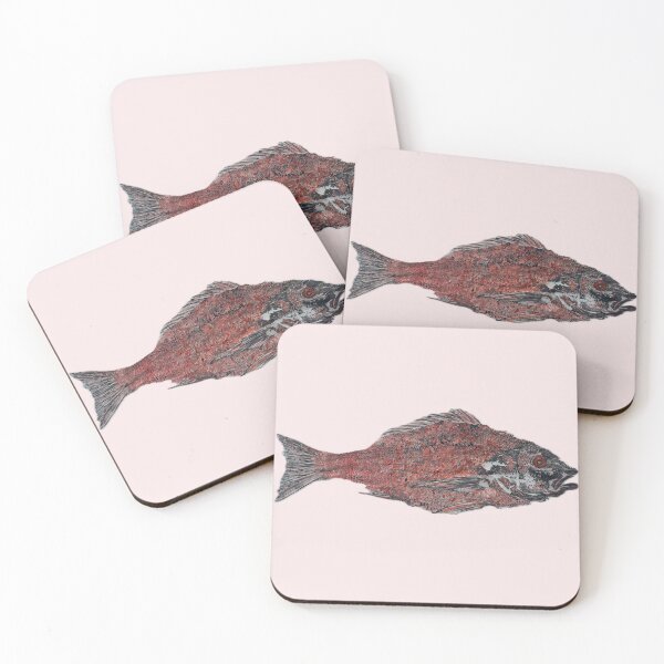 Item preview, Gyotaku Red Snapper designed and sold by Jacelyn Rene.