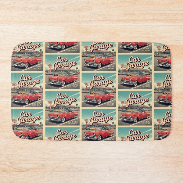 Item preview, Car garage classic old american car designed and sold by Design your dreams.