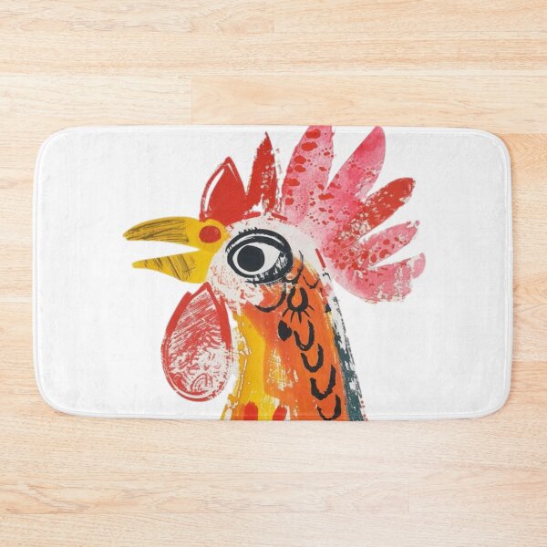 Item preview, Vibrant Abstract Rooster – Folk Art Style designed and sold by hyedolsekia.