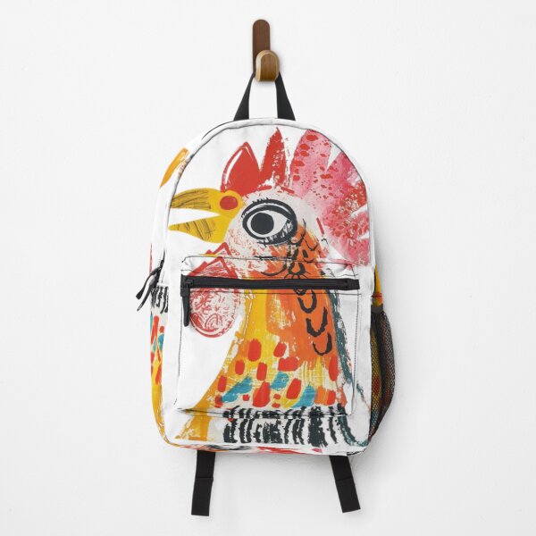 Item preview, Vibrant Abstract Rooster – Folk Art Style designed and sold by hyedolsekia.