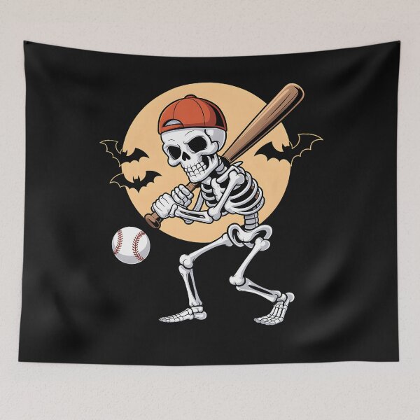 Item preview, Skeleton Baseball Player Halloween Boys Men Kids Spooky  designed and sold by clothesy7.