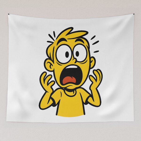 Item preview, Shocked Reaction Face designed and sold by Uglyandcute.