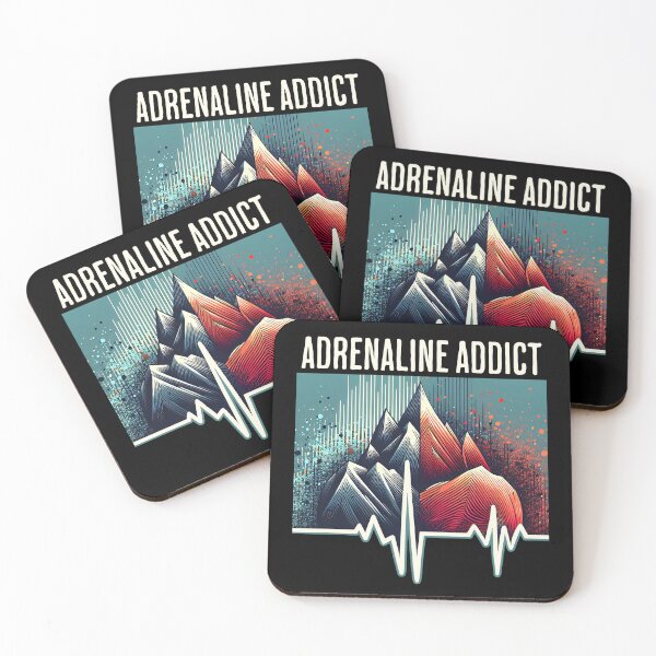 Item preview, Adrenaline Addict | Extreme Sports Heartbeat Mountain designed and sold by KZbubble.