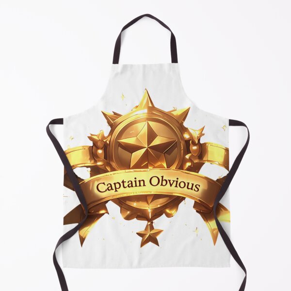 Item preview, Captain obvious designed and sold by MendaciousMina.