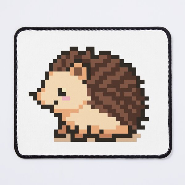 Item preview, Tiny Pixel Hedgehog – Gentle Sniffer designed and sold by retro_pixel.