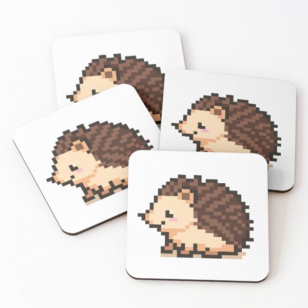 Item preview, Tiny Pixel Hedgehog – Gentle Sniffer designed and sold by retro_pixel.