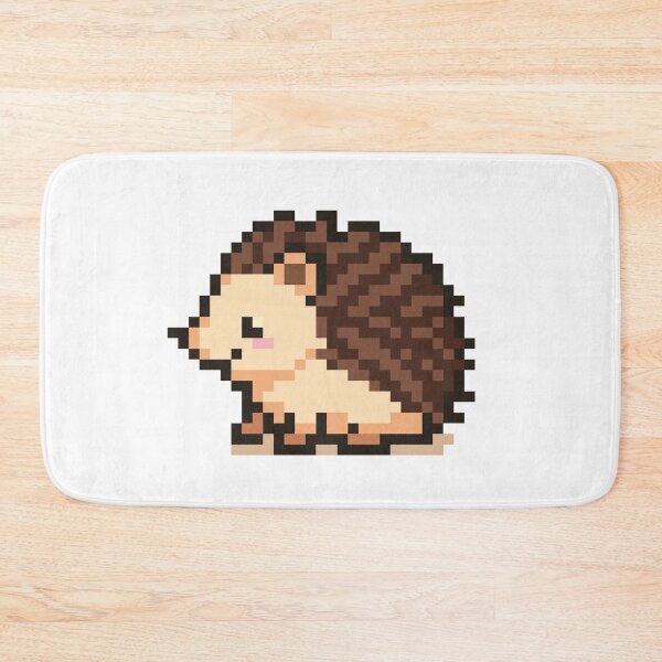 Item preview, Tiny Pixel Hedgehog – Gentle Sniffer designed and sold by retro_pixel.
