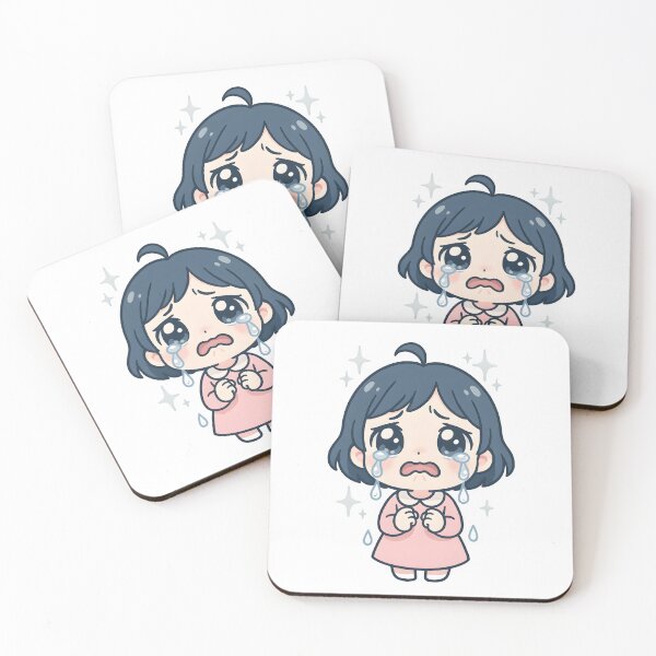 Item preview, Cute Crying Reaction Face designed and sold by Uglyandcute.
