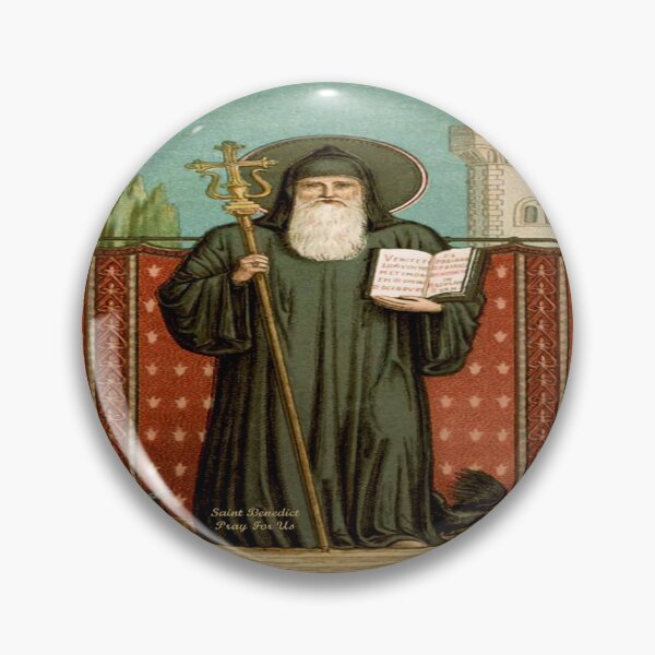 Item preview, Saint Benedict of Nursia designed and sold by LitanyLane.