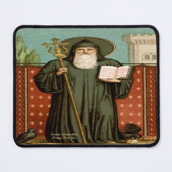 Item preview, Saint Benedict of Nursia designed and sold by LitanyLane.