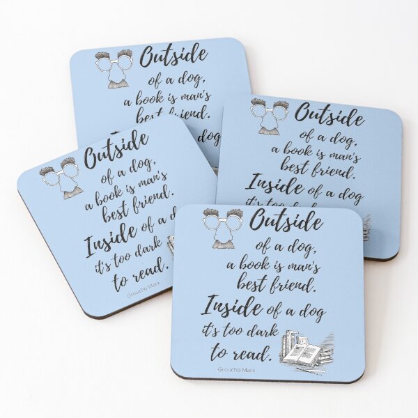 Item preview, Groucho Marx on books designed and sold by Dancing Jester Designs.