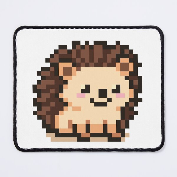 Item preview, Tiny Pixel Hedgehog – Cozy Grinner designed and sold by retro_pixel.