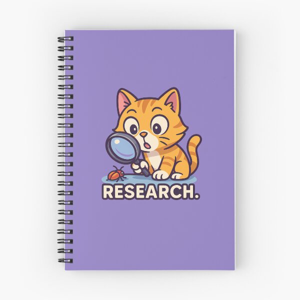 Item preview, Curious Cat Research Scientist Sticker designed and sold by Yuliya Brush.