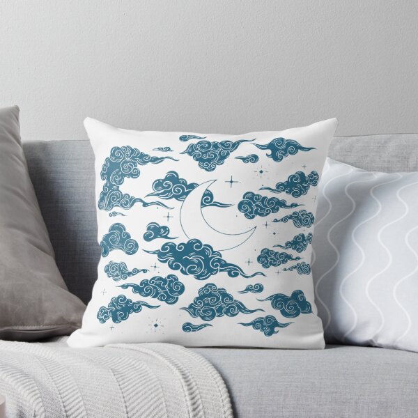 Item preview, Night sky - moon and clouds designed and sold by PixiePaletteP.